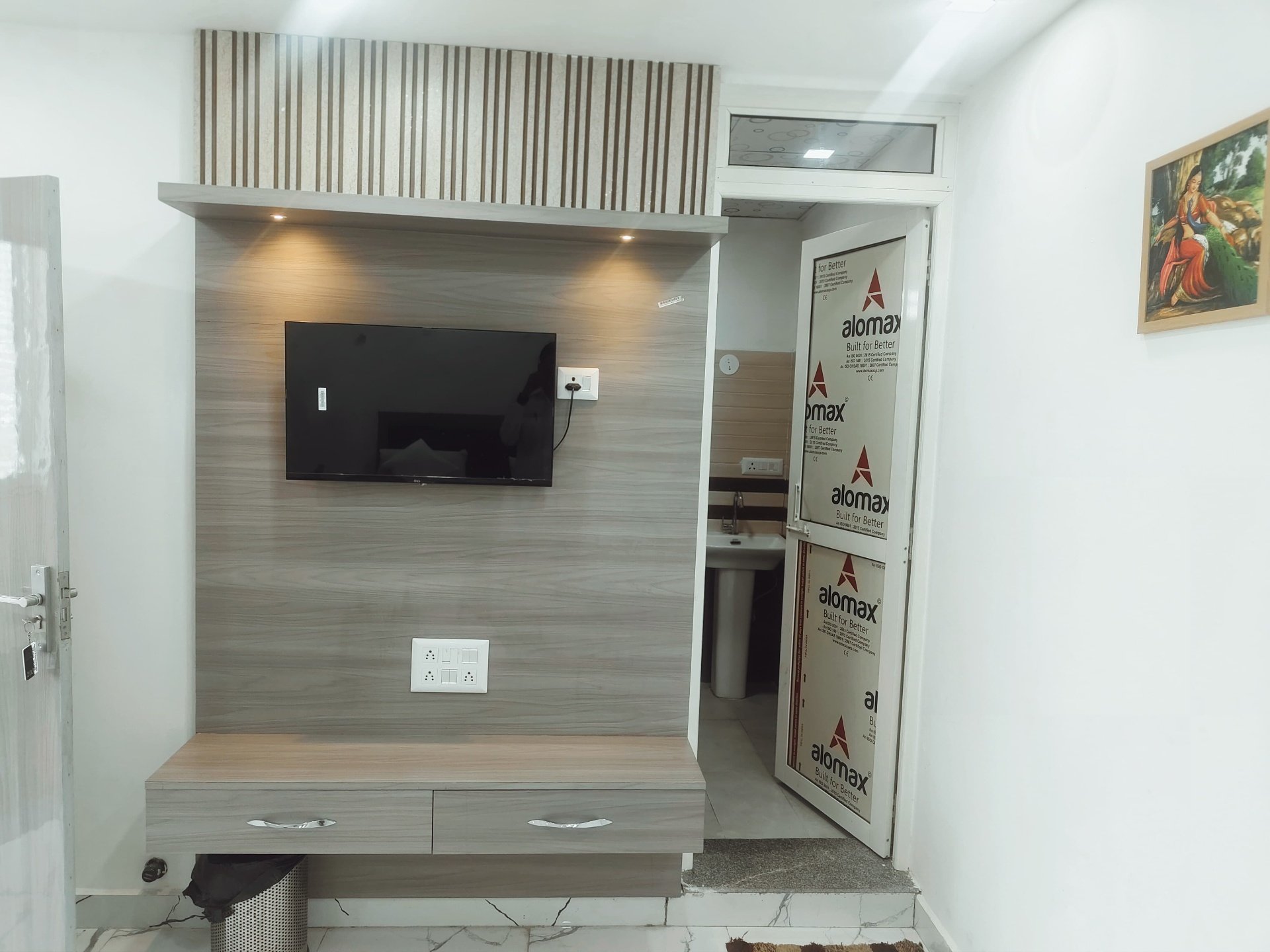 Hotel corridor interior — Alwar
